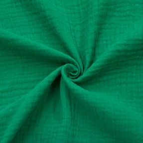 Dvojna gaza/muslin hunter green ORGANIC