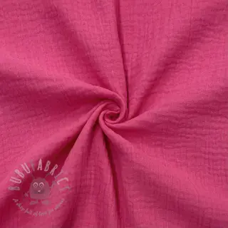 Dvojna gaza/muslin fuchsia