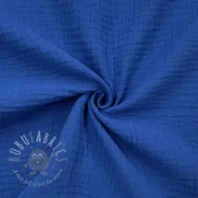 Dvojna gaza/muslin cobalt ORGANIC