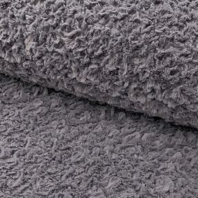 Umetno krzno Curly grey