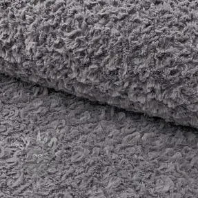 Umetno krzno Curly grey