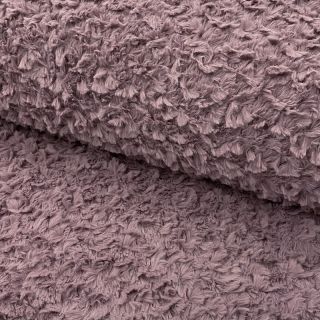 Umetno krzno Curly mauve