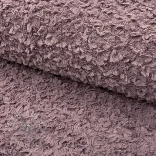 Umetno krzno Curly mauve