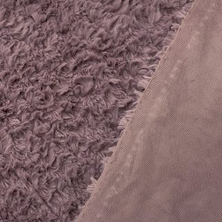 Umetno krzno Curly mauve
