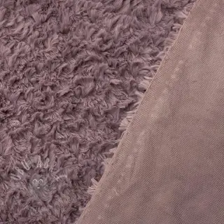 Umetno krzno Curly mauve