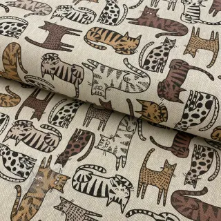 Dekorativno blago Linenlook Cat wildlife art