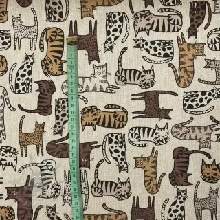 Dekorativno blago Linenlook Cat wildlife art