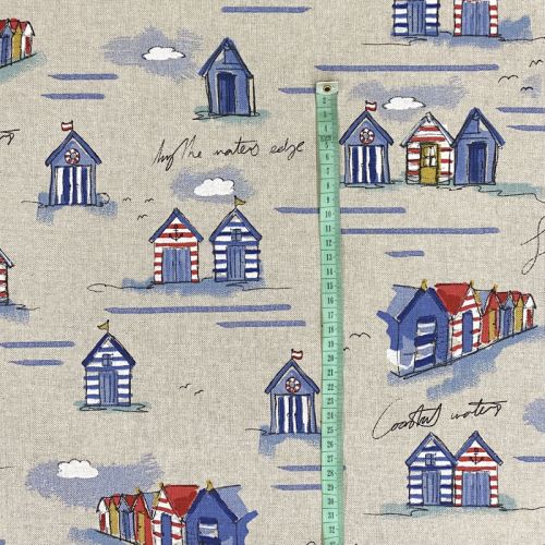 Dekorativna tkanina Linenlook Sea shore cottage