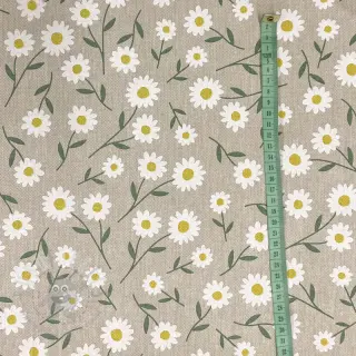 Dekorativno blago Linenlook Daisy sweet field