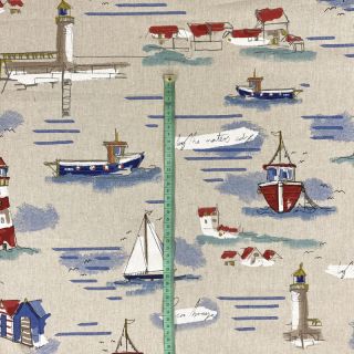 Dekorativna tkanina Linenlook Sea shore coast