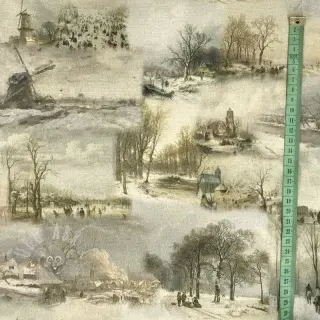 Dekorativno blago Winter landscape digital print