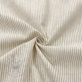 Lan z bombažem Lira medium stripe beige