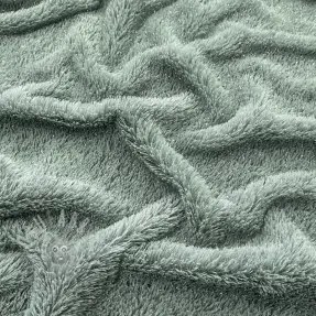 Umjetno krzno LUREX SILVER old green