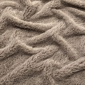 Umjetno krzno LUREX SILVER taupe