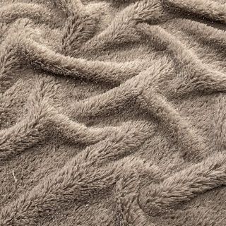 Umjetno krzno LUREX SILVER taupe