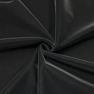 Umelá koža odevná STRETCH black