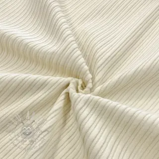 Žamet STRIPE ecru