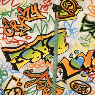 Dekorativna tkanina premium Graffiti street art