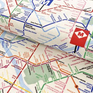 Dekorativno blago premium Subway underground