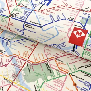 Dekorativno blago premium Subway underground