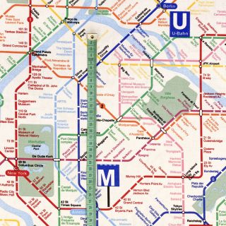 Dekorativna tkanina premium Subway underground