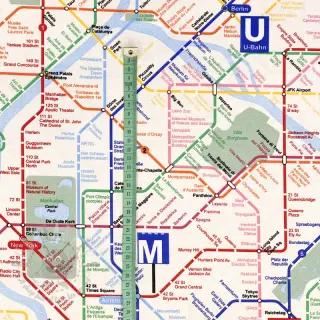 Dekorativno blago premium Subway underground