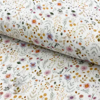 Dvojna gaza/muslin Lovely meadow white