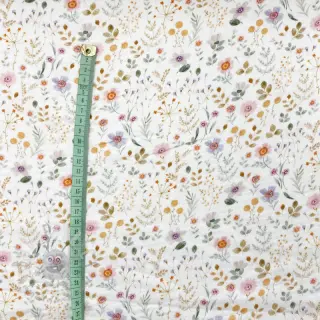 Dvojna gaza/muslin Lovely meadow white