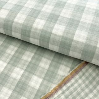 Dvojna gaza/muslin Double sided CHECKS MINI nile