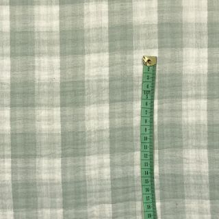Dvojna gaza/muslin Double sided CHECKS MINI nile