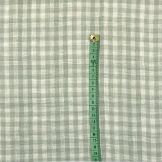 Dvojna gaza/muslin Double sided CHECKS MINI nile