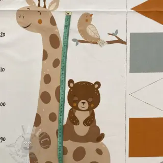 Dekorativno blago Kids room deco PANEL linenlook digital print
