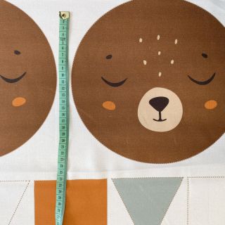 Dekorativno blago Kids room deco PANEL linenlook digital print