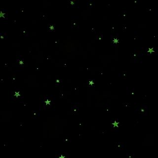 Dekoračná látka premium GLOW IN THE DARK Starry night