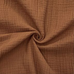 Dvojna gaza/muslin cognac ORGANIC