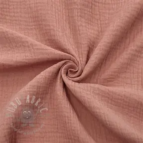 Dvojna gaza/muslin blush ORGANIC