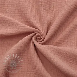 Dvojna gaza/muslin blush ORGANIC