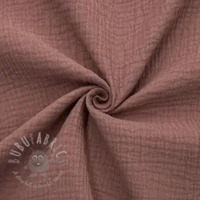 Dvojna gaza/muslin old blush ORGANIC