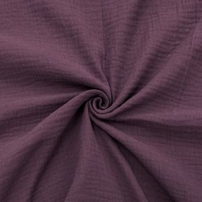 Dvojna gaza/muslin aubergine