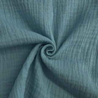 Dvojna gaza/muslin blue shadow
