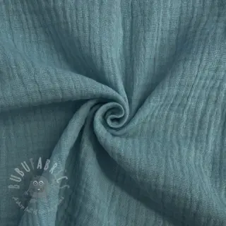 Dvojna gaza/muslin blue shadow