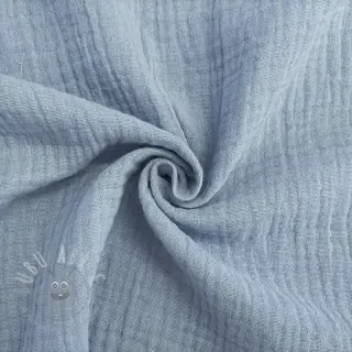 Dvojna gaza/muslin blue