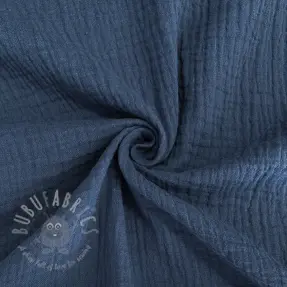 Dvojna gaza/muslin indigo
