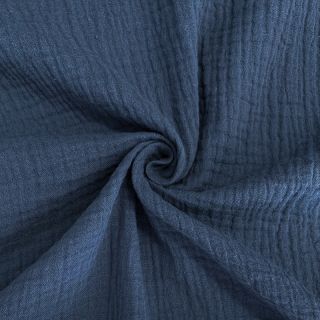 Dvojna gaza/muslin indigo