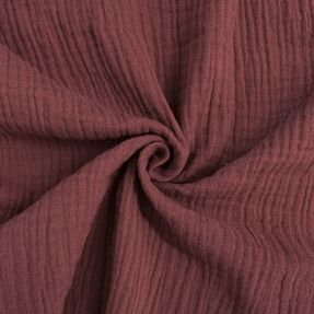 Dvojitá gázovina/mušelín rouge ORGANIC