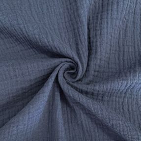 Dvojna gaza/muslin jeans blue ORGANIC