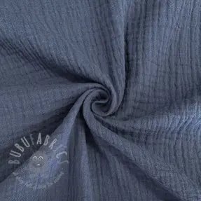 Dvojna gaza/muslin jeans blue ORGANIC