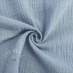 Dvostruka gaza/muslin blue ORGANIC