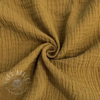 Dvostruka gaza/muslin ochre ORGANIC