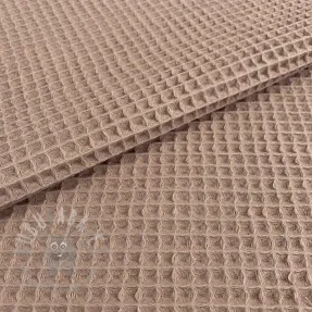 Bombaž z vafelj tkanja camel